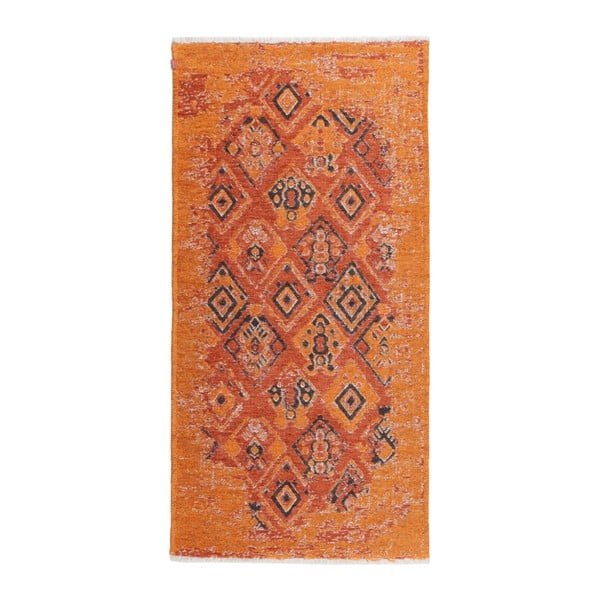 Homemania Halimod Maya barnás-narancsárga kétoldalú szőnyeg, 77 x 150 cm