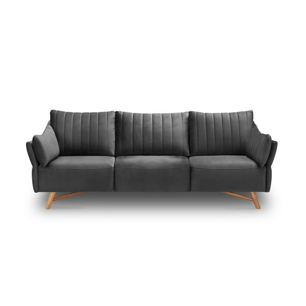 Elysée sötétszürke bársony kanapé, 232 cm - Interieurs 86