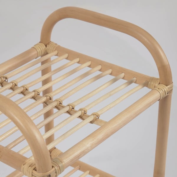Ormela rattan gyerek polcos állvány, 40 x 80 cm - Kave Home-image-2