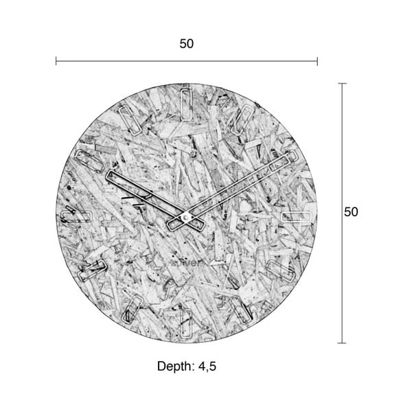 Time falióra, ø 50 cm - Zuiver-image-3
