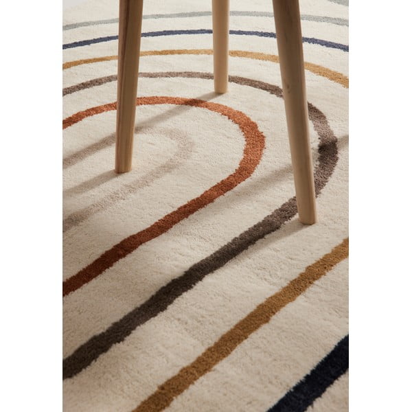 Krémszínű gyerek szőnyeg 160x235 cm Double Rainbow – Hanse Home-image-2