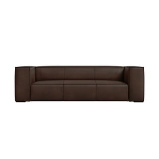 Sötétbarna bőr kanapé 227 cm Madame – Windsor & Co Sofas
