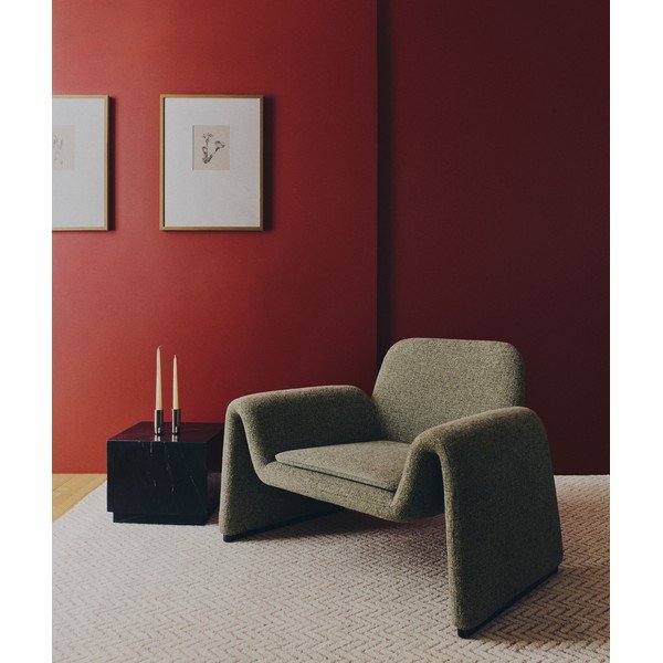 Márvány tárolóasztal 40x40 cm Sorein – Kave Home-image-1