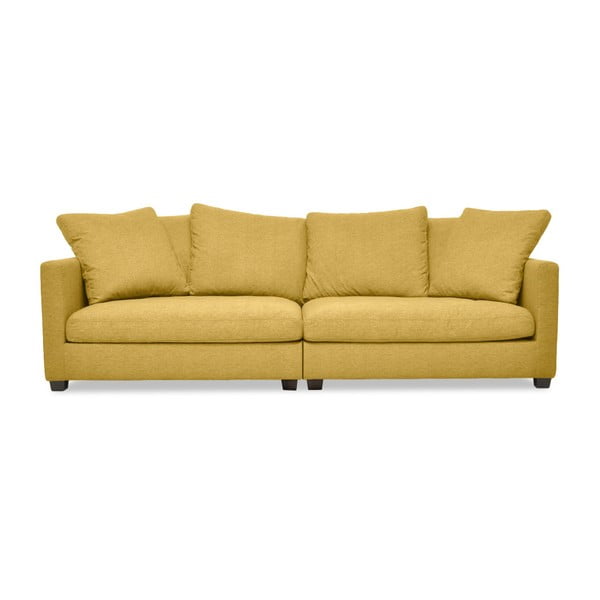Hugo sárga 3 személyes kanapé - Vivonita