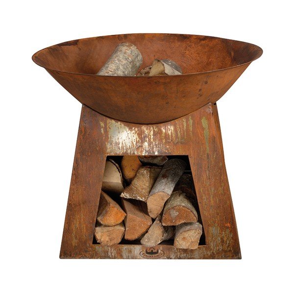 Camping fém tűzrakó fatárolóval - Esschert Design-image-2