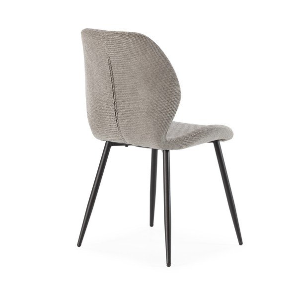 Világosszürke kárpitozott étkezőszék szett 4 db-os Ansu – Marckeric-image-2