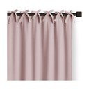 Törtrózsaszín dimout (részleges sötétítő) függöny 140x250 cm Carli Tie – Restilo