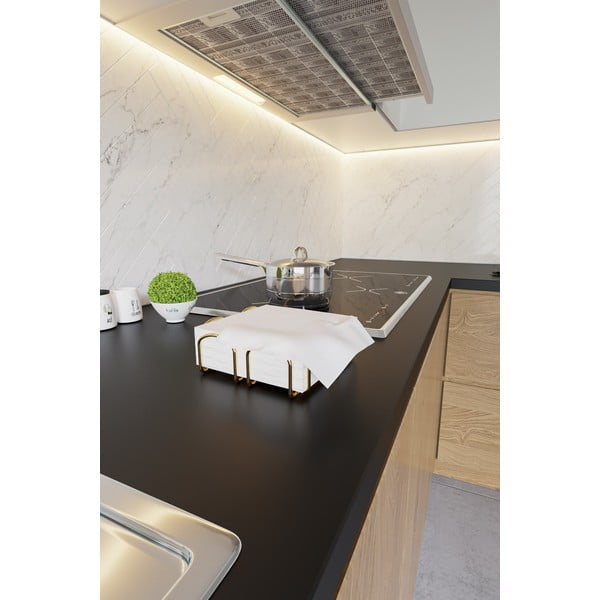 Kare aranyszínű szalvétatartó - Homefesto-image-3