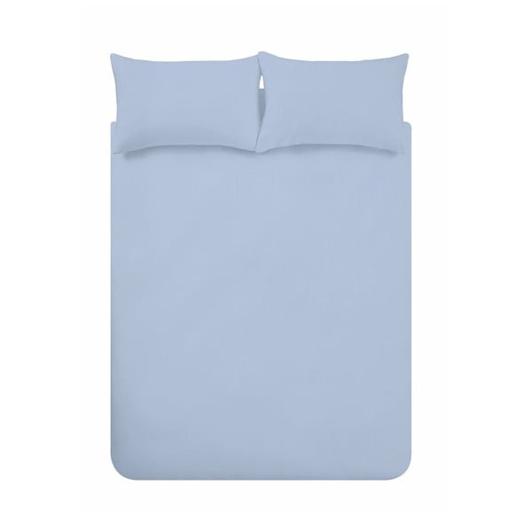 Világoskék kétszemélyes flanel ágyneműhuzat 200x200 cm Brushed – Catherine Lansfield-image-3