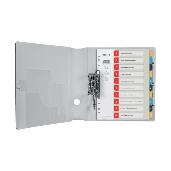 5 db számozott jelölő, 10 címkével, A4 - Leitz-image-2