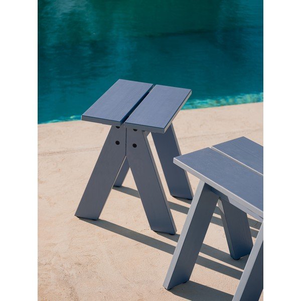 Kék tömörfa kerti szék Navo – noo.ma-image-1