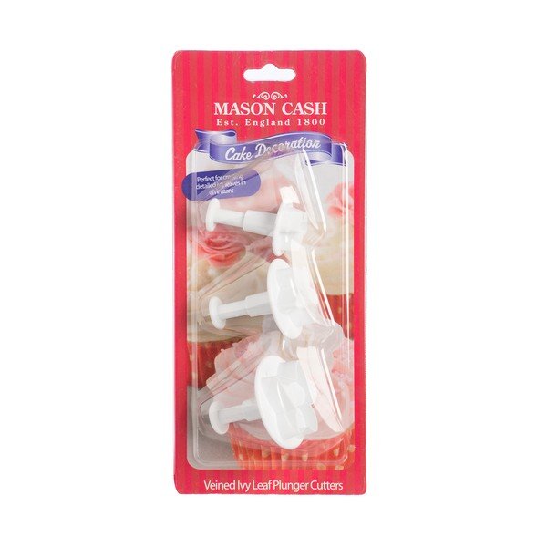 Cutters 3 darab borostyán levélformájú sütemény kiszúró - Mason Cash-image-1