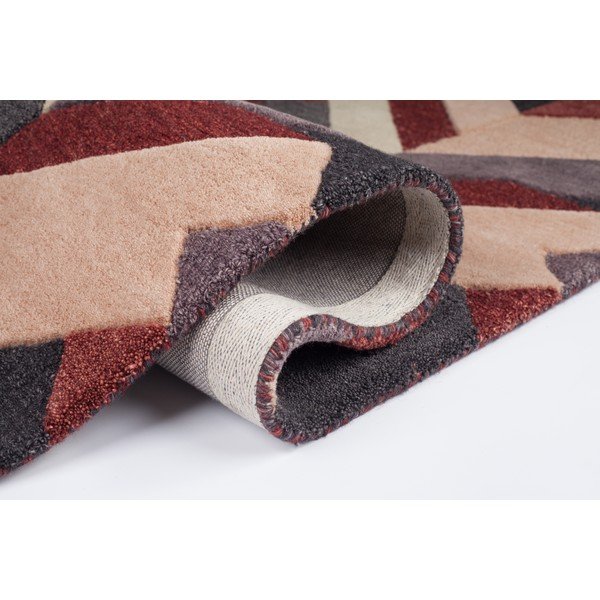 Salon piros-szürke kézzel szőtt szőnyeg, 120 x 170 cm - Flair Rugs-image-1