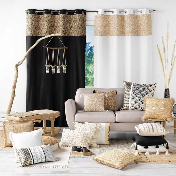 Fehér függöny 140x240 cm Kalinda – douceur d'intérieur-image-4