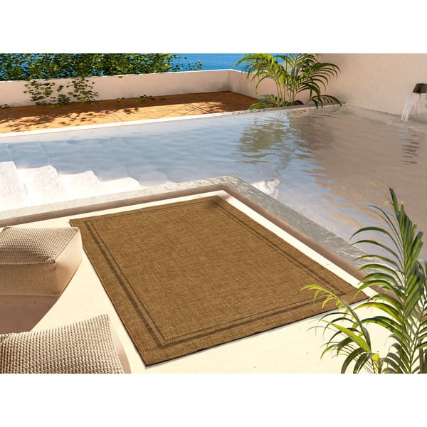 Barna kültéri szőnyeg 160x230 cm Guinea Natural – Universal-image-1