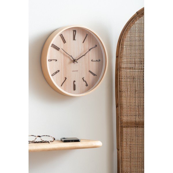 Fali óra ø 30 cm Rama – Karlsson-image-1