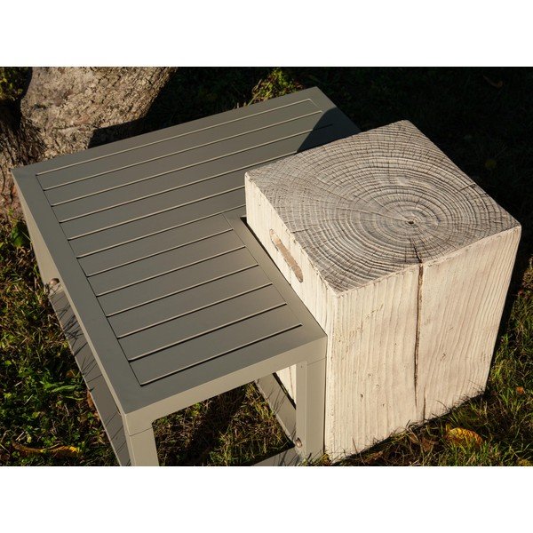 Ecotop fehér kerti tárolóasztal, 35 x 35 cm - Ezeis-image-3