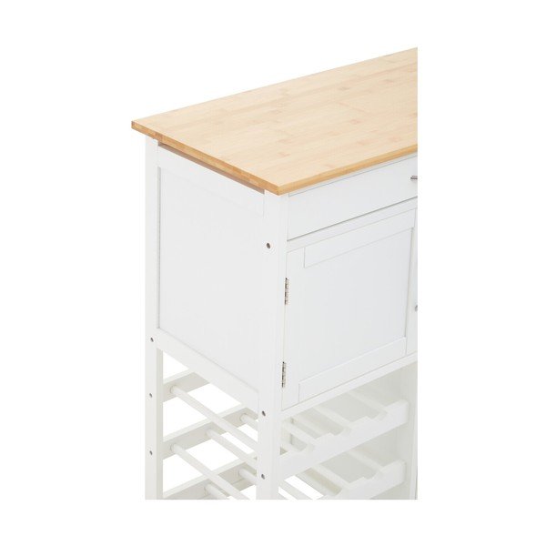 Bambusz gurulós konyhasziget 37x67 cm Harlow – Premier Housewares-image-4