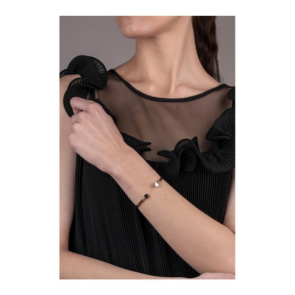 Century rozéarany színű rozsdamentes acél női karkötő - Victoria Walls-image-3