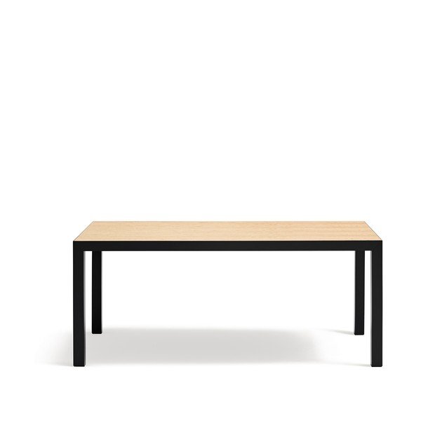 Étkezőasztal tölgyfa asztallappal 75x180 cm Alma – Teulat