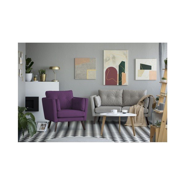 Elena lila fotel - Mazzini Sofas-image-4
