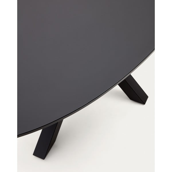 Étkezőasztal üveg asztallappal 100x200 cm Argo – Kave Home-image-4