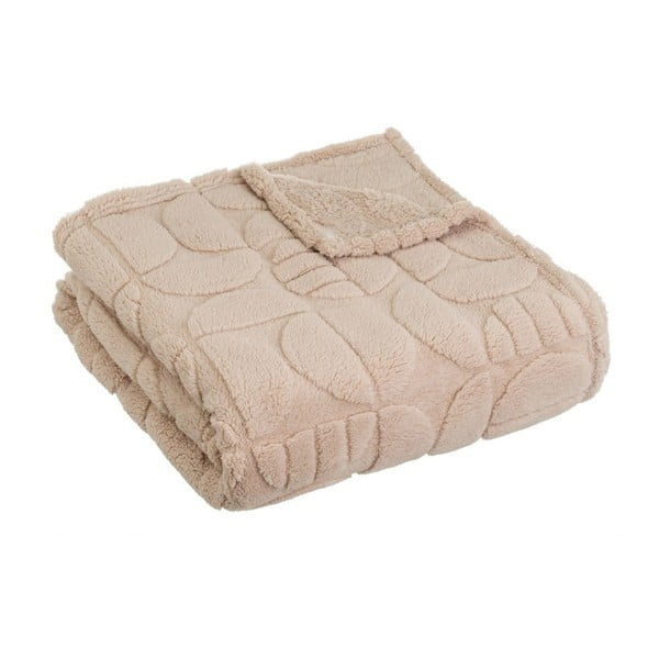 Világosbarna mikroplüss takaró 130x160 cm Mid Century – Casa Selección