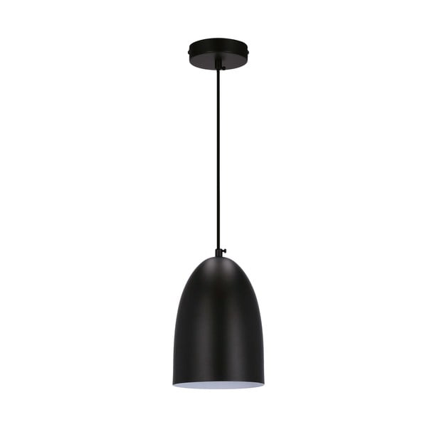 Fekete függőlámpa fém búrával ø 14 cm Icaro – Candellux Lighting