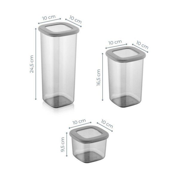 Élelmiszertartó doboz szett 9 db-os Fresco – Hermia-image-3