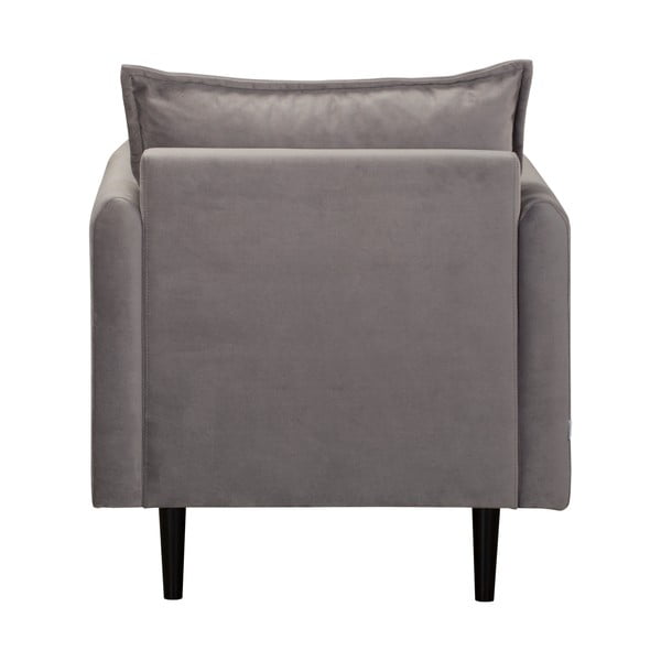 Szürke bársony fotel Juli – Ropez-image-4