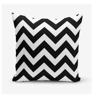Stripes fekete-fehér párnahuzat, 45 x 45 cm - Minimalist Cushion Covers