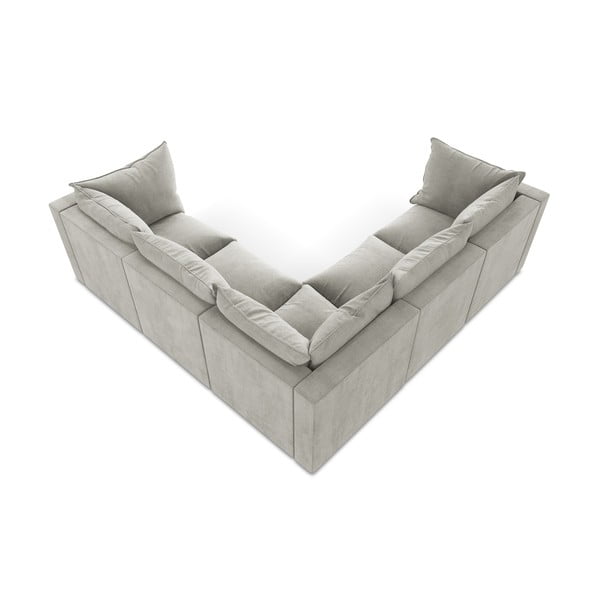 Világosszürke sarokkanapé Manao – Makamii-image-3