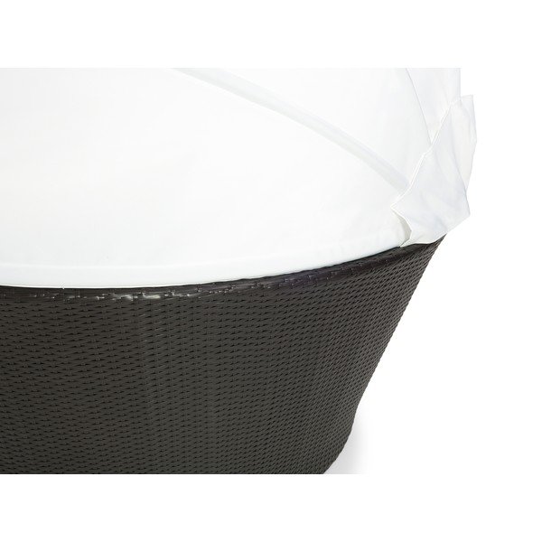 Miranda mesterséges rattan kerti kanapé lehajtható tetővel - Monobeli-image-4