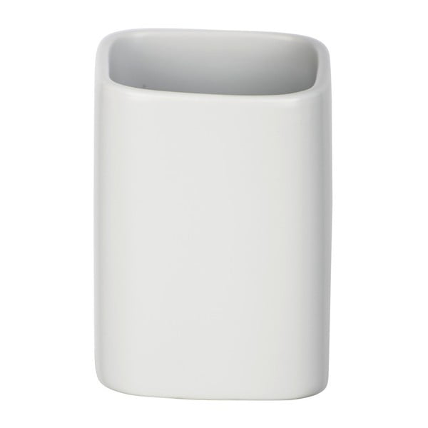 Hexa matt fehér kerámia fogkefetartó pohár - Wenko-image-1