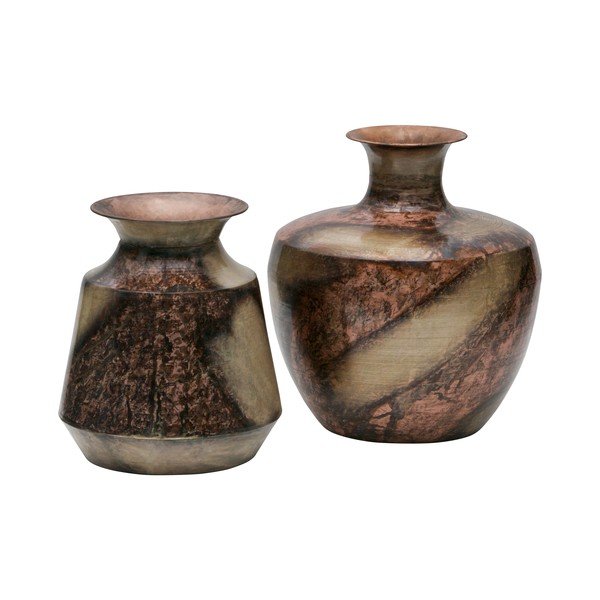 Váza újrahasznosított fémből, ø 30 cm - BePureHome-image-3