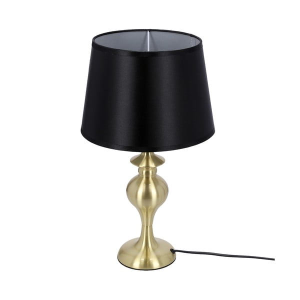 Fekete-aranyszínű asztali lámpa (magasság 40 cm) Prima Gold – Candellux Lighting-image-1