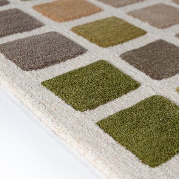Zöld kézi szövésű gyapjú szőnyeg 160x230 cm Renga Wool – Flair Rugs-image-4