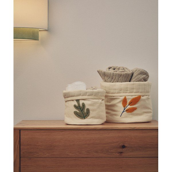 Textil tárolókosár ø 25x20 cm Tandani – Kave Home-image-1
