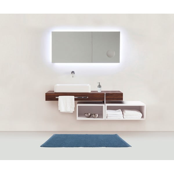 Mona kék fürdőszobai szőnyeg - Wenko-image-1