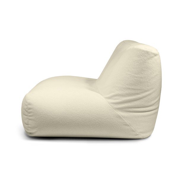 Krémszínű buklé babzsákfotel Sofa Tube – SLOWDOWN-image-3
