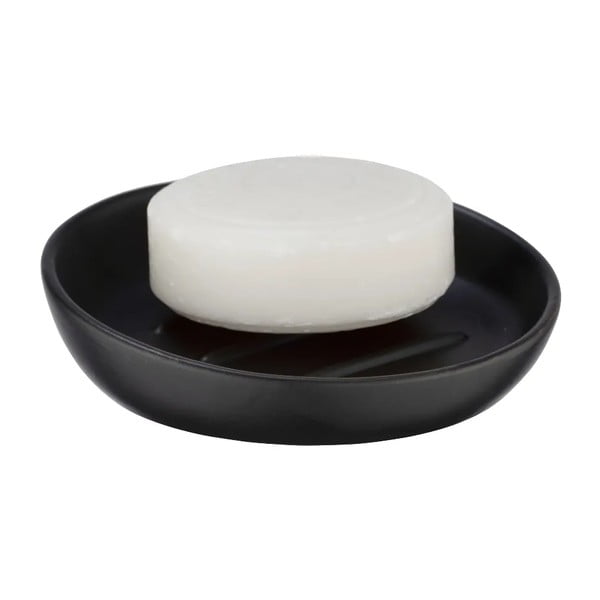 Matt fekete kerámia fürdőszobai kiegészítő szett Badi – Wenko-image-2