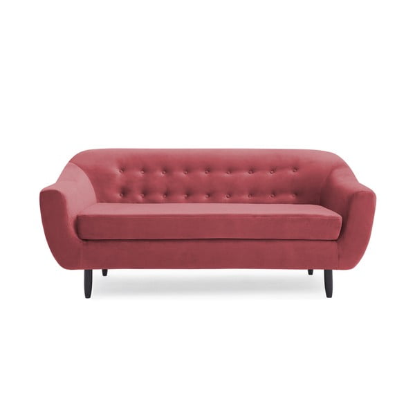 Laurel piros háromszemélyes kanapé - Vivonita
