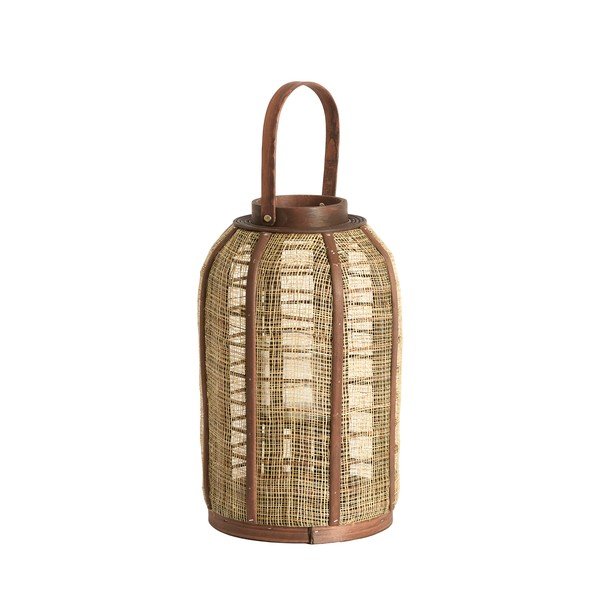 Fa-textil lámpás (magasság 34,5 cm) Serein – Light & Living