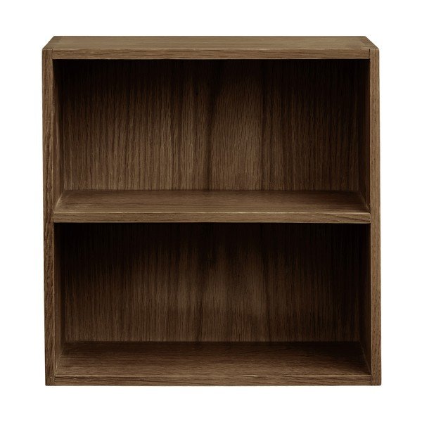 Sötétbarna többszintes tölgyfa fali polc 30 cm Townsville – House Nordic-image-4