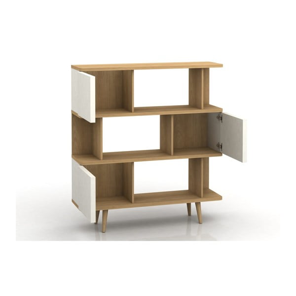 Caitlin fehér könyvespolc - Støraa-image-1