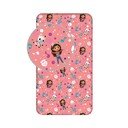 Gumis egyszemélyes pamut gyerek lepedő 90x200 cm Gabby's Dollhouse – Jerry Fabrics