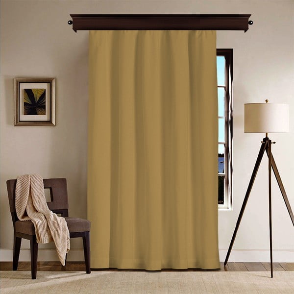 Curtain Gardo mustárbarna függöny, 140 x 260 cm