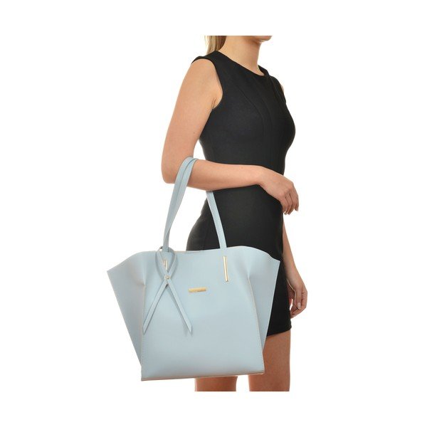 Caritta világoskék bőr kézitáska - Mangotti Bags-image-2
