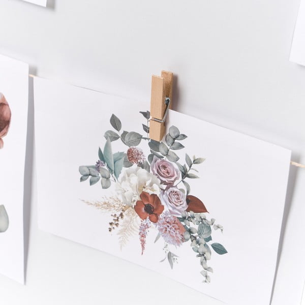 Natúr színű fali képkeret 43x43 cm – Casa Selección-image-1