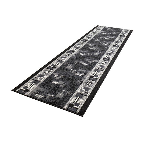 Szürke futószőnyeg típusú szőnyeg 80x250 cm Cube – Hanse Home-image-2
